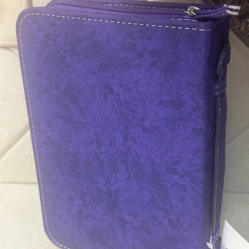 Purple Bible Cover - May the God of Hope Design